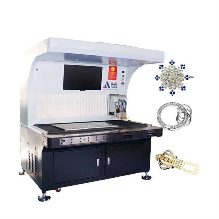 Double Station Visual Diamond Setting Machine